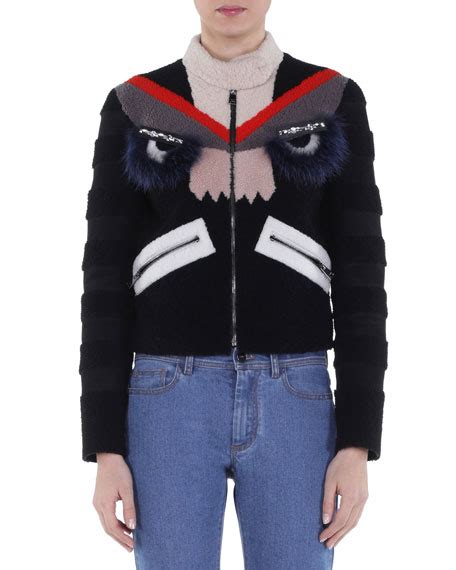 fendi bug eyes rider jacket|fendi online shopping.